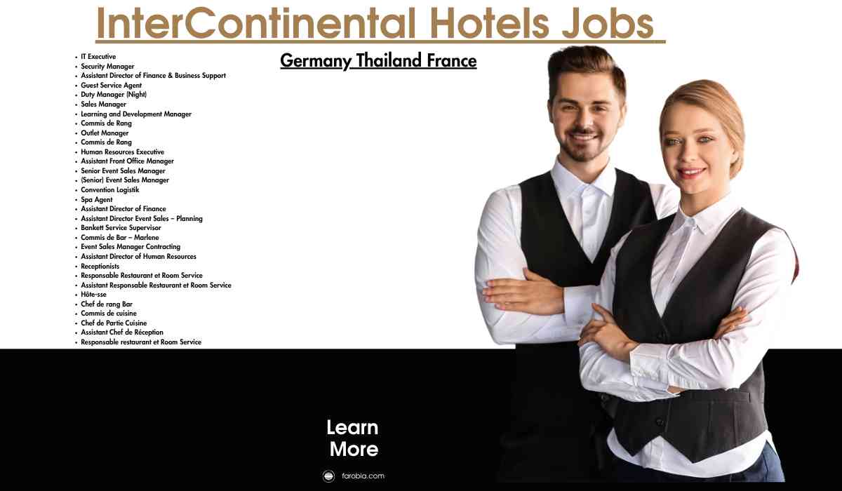InterContinental Hotels Jobs Germany Thailand France
