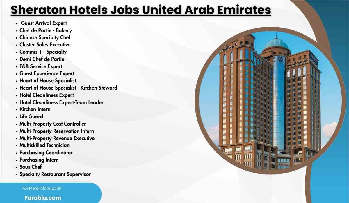 Sheraton Hotels Jobs United Arab Emirates